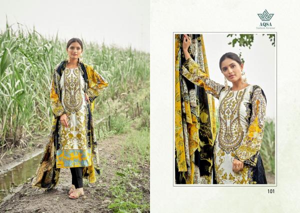 Aqsa Farah Festive Wear Cambric Cotton Designer Dress Material Collection